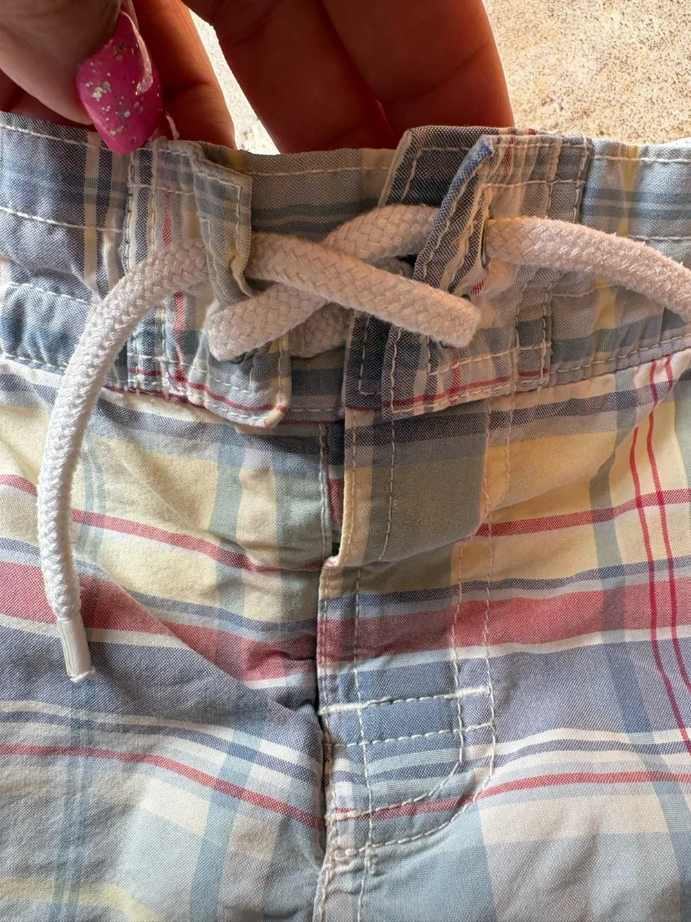 Polo Ralph Lauren Boys Swim Trucks Shorts Multi Plaid Boys 6